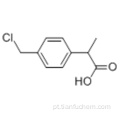 Ácido 2- (4-Chloromethylphenyl) propionic CAS 80530-55-8